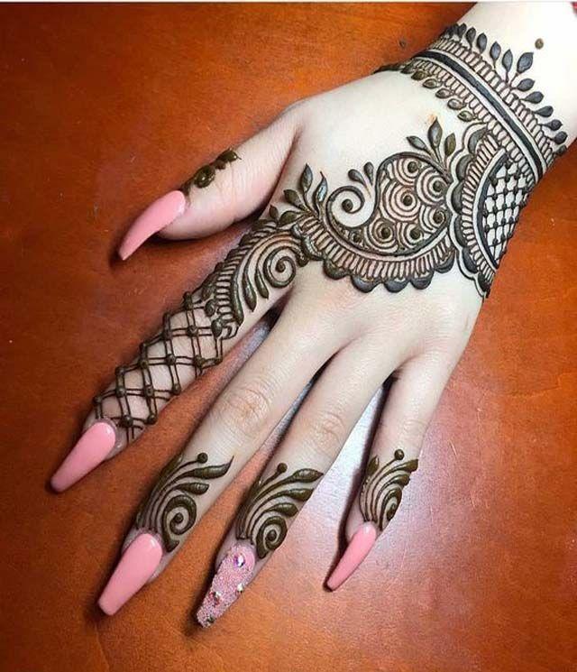 Latest Mehndi Designs For Girls Front and Back Hand in 2024-sonthuy.vn
